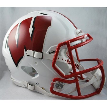 VICTORY COLLECTIBLES Victory Collectibles 3001674 Rfa C Speed Wisconsin - Badgers Full Size Authentic Helmet by Riddell 3001674